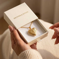 Thumbnail for Floral Heart Photo Locket Necklace