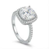 Thumbnail for Cushion cut engagement ring — product photo on a white background