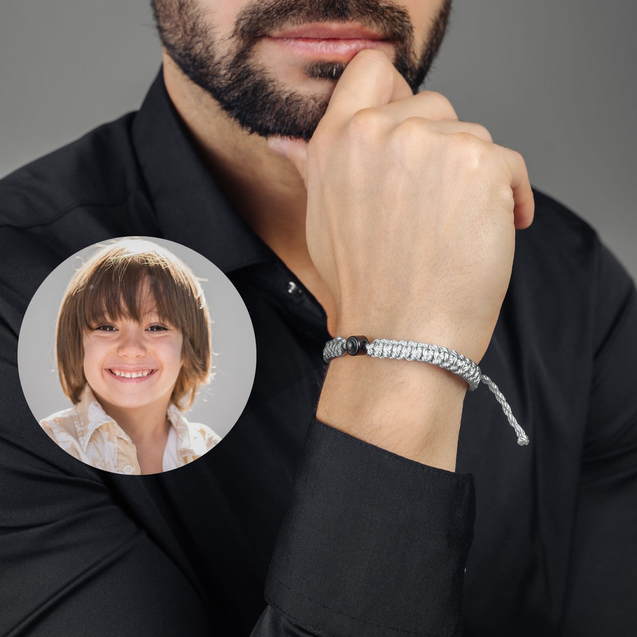 Brother & Sisters Bracelet Man Photo Bracelet