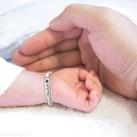 Thumbnail for Baby Name Bracelet - Personalised Baby Gift - Personalised Blanket Bracelet Brother & Sisters