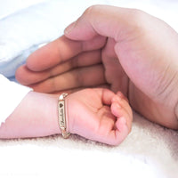 Thumbnail for Baby Name Bracelet - Personalised Baby Gift - Personalised Blanket Bracelet Brother & Sisters