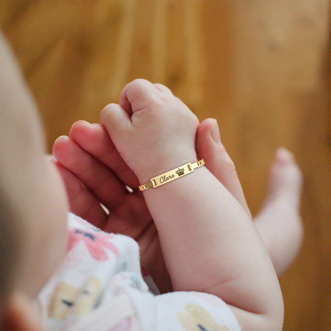 Baby Name Bracelet - Personalised Baby Gift - Personalised Blanket Bracelet Brother & Sisters