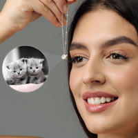 Thumbnail for Cat Personalized Photo Bracelet - Personalized Gift For Women - Custom Jewelry For Her - Custom Bracelet Picture - Personalised Photo Gift Bracelet Brother & Sisters