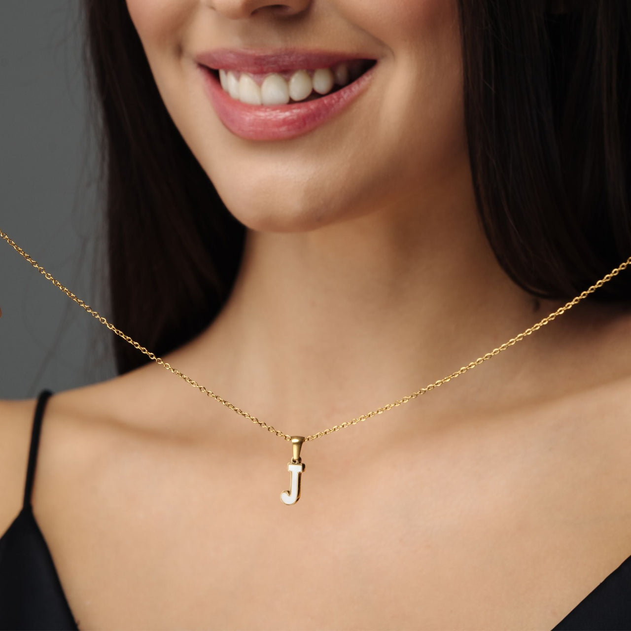 Gold Necklace for a woman - Hope Initial Necklace - Woman Necklace - Letter Necklace Necklace Brother & Sisters