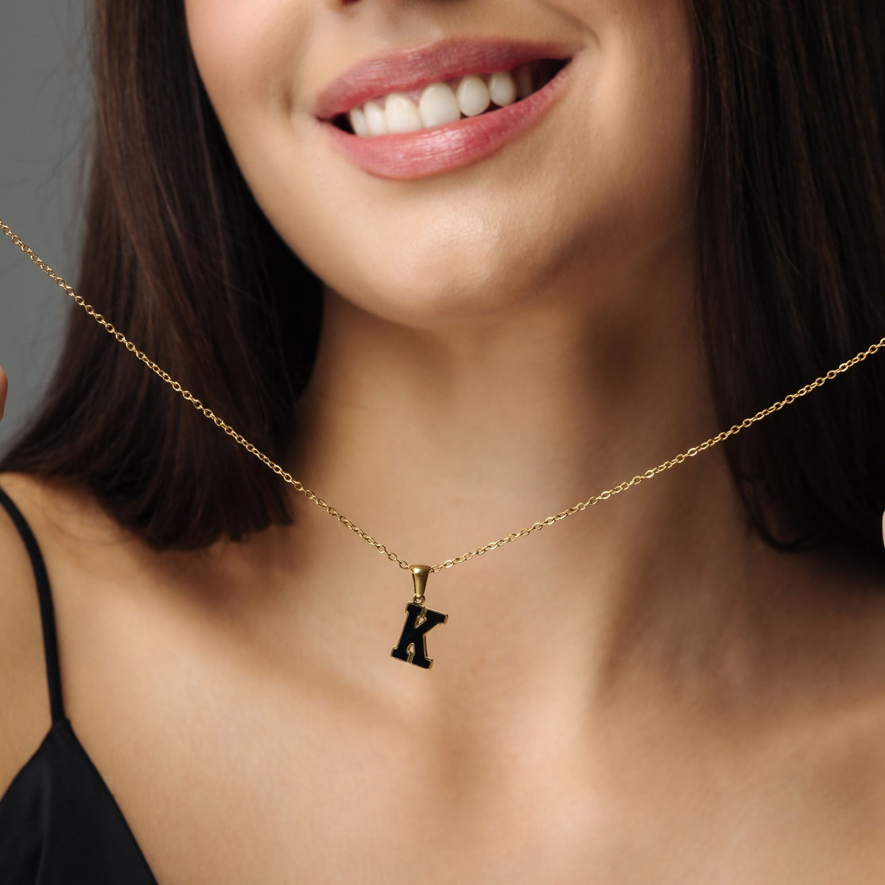 Gold Necklace for a woman - Hope Initial Necklace - Woman Necklace - Letter Necklace Necklace Brother & Sisters