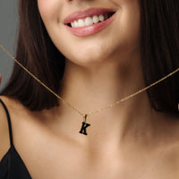 Thumbnail for Gold Necklace for a woman - Hope Initial Necklace - Woman Necklace - Letter Necklace Necklace Brother & Sisters