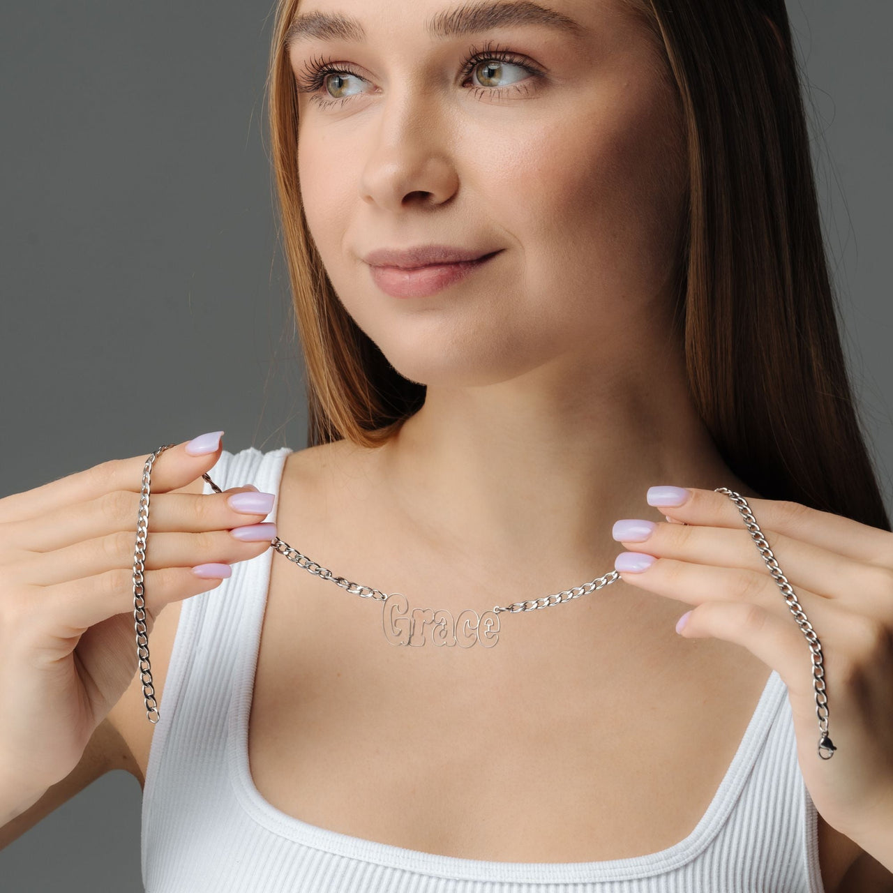 Luxury Name Necklace - Personalised Necklace - Birthday Gifts for Her - Custom Necklace - Necklaces for Girlfriend Necklace Brother & Sisters