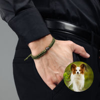 Thumbnail for Man Bracelet - Men’s Personalised Bracelet - Personalized Gift - Custom Jewelry For Him - Custom Bracelet Picture - Personalised Photo Gift Bracelet Brother & Sisters