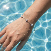 Thumbnail for Crystal Flower Bracelet