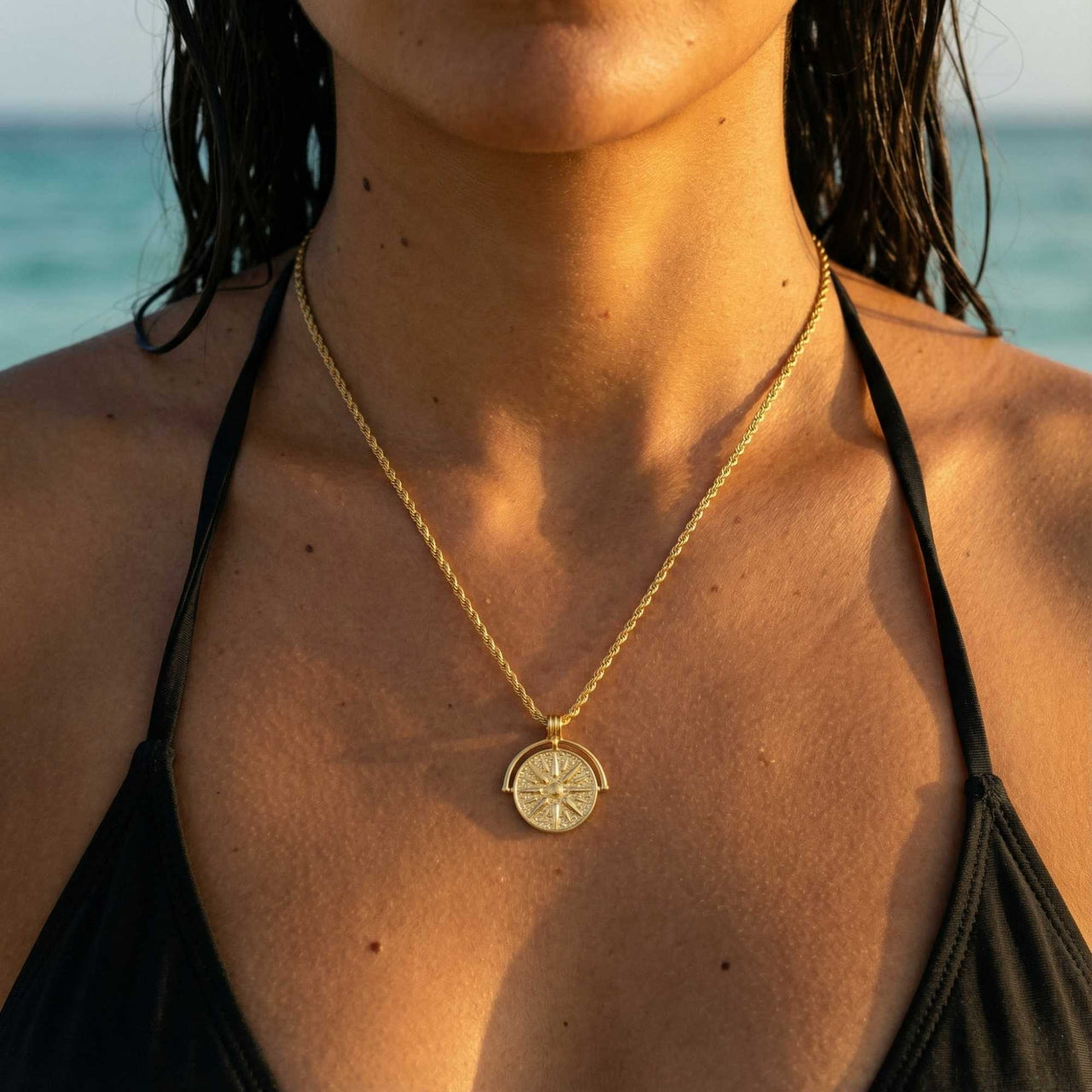 Golden Sun Necklace