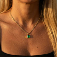 Thumbnail for Emerald Pendant Necklace
