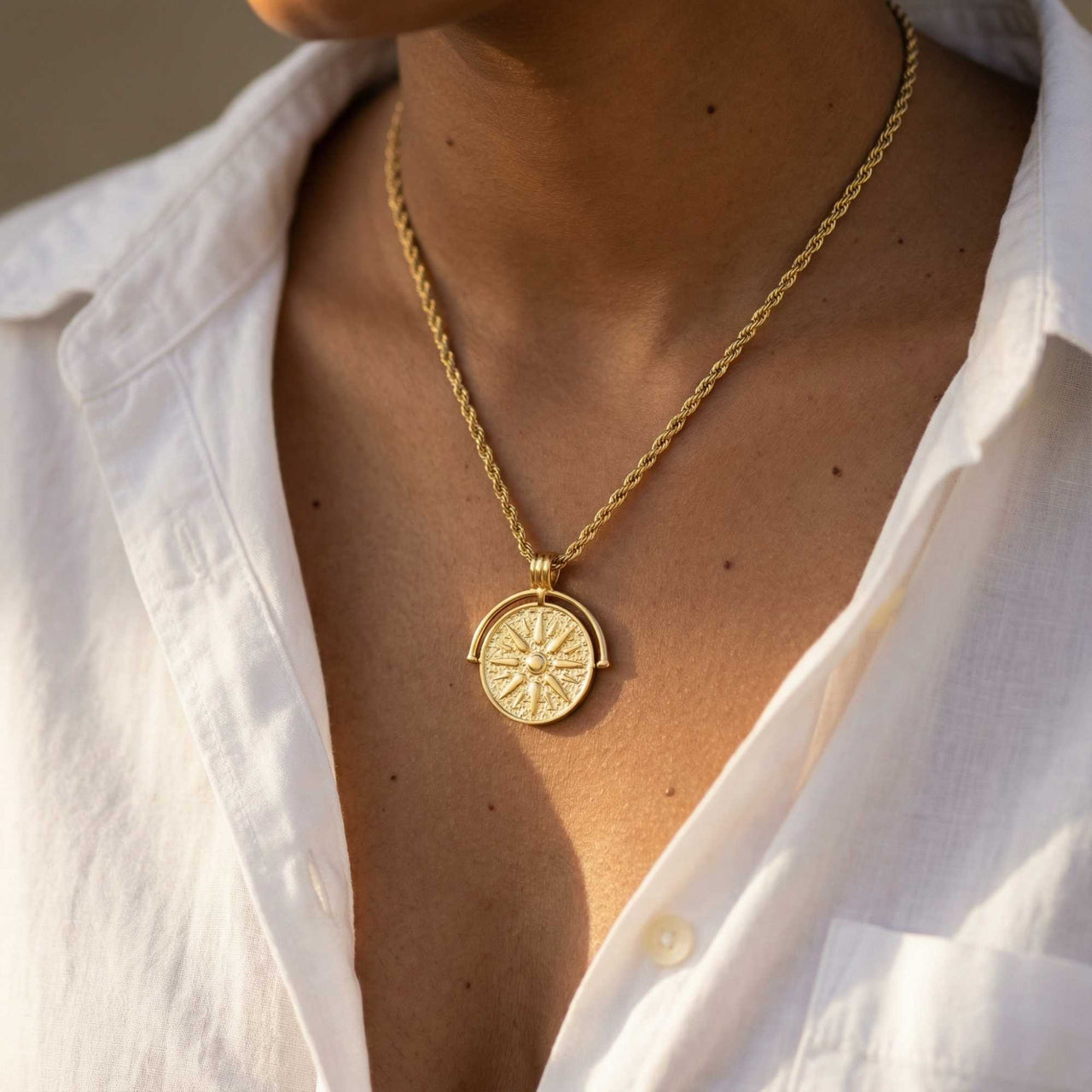 Golden Sun Necklace