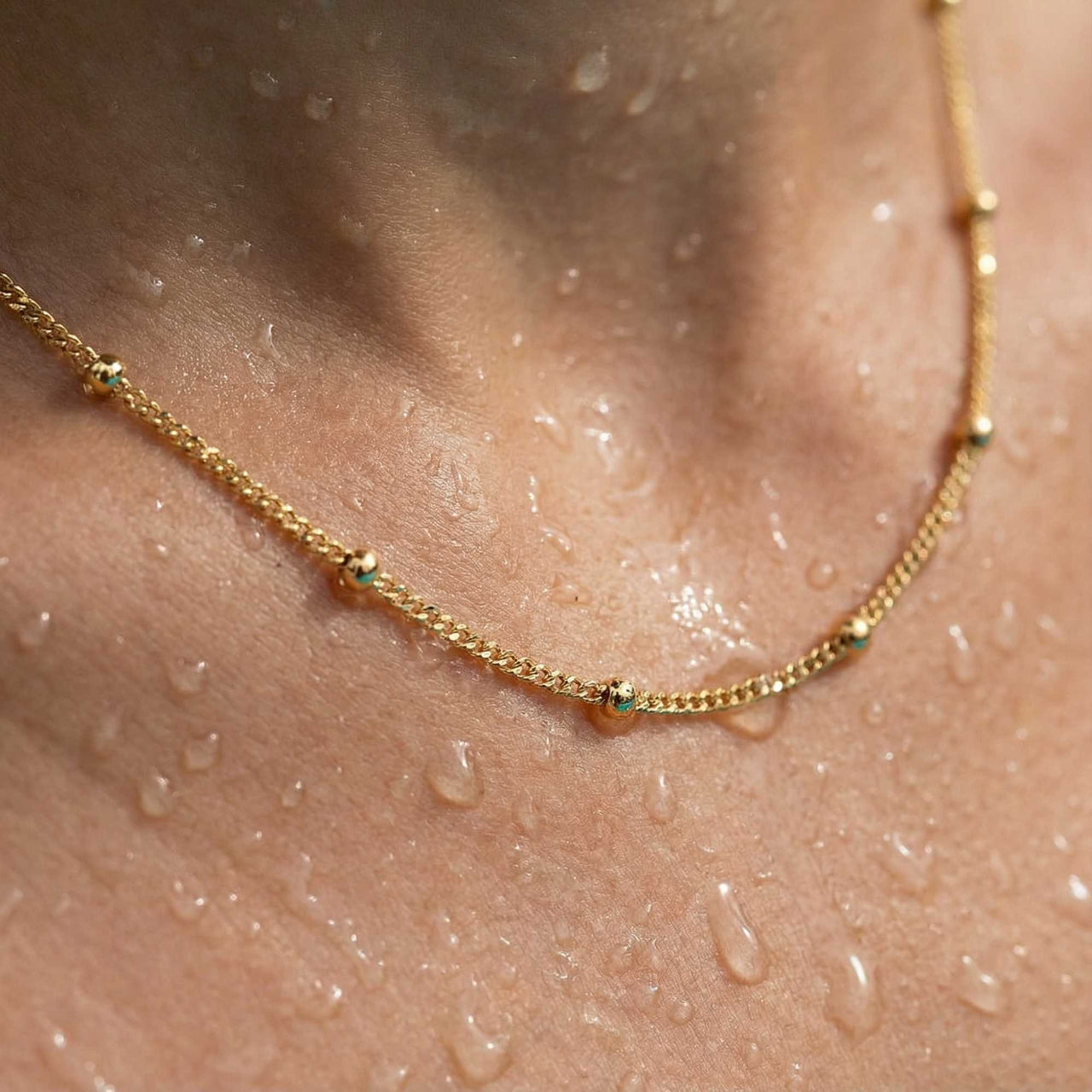 Julia Beaded Chain Necklace