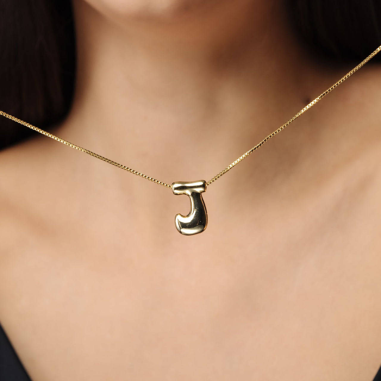 Balloon Initial Necklace