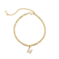 Thumbnail for Gold Initial Anklet