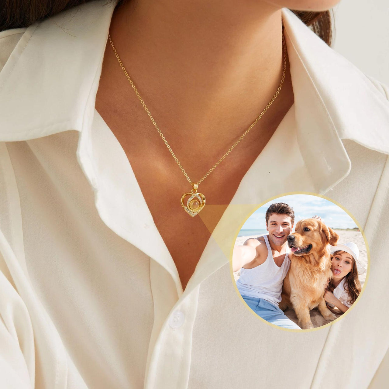 Romance Photo Necklace