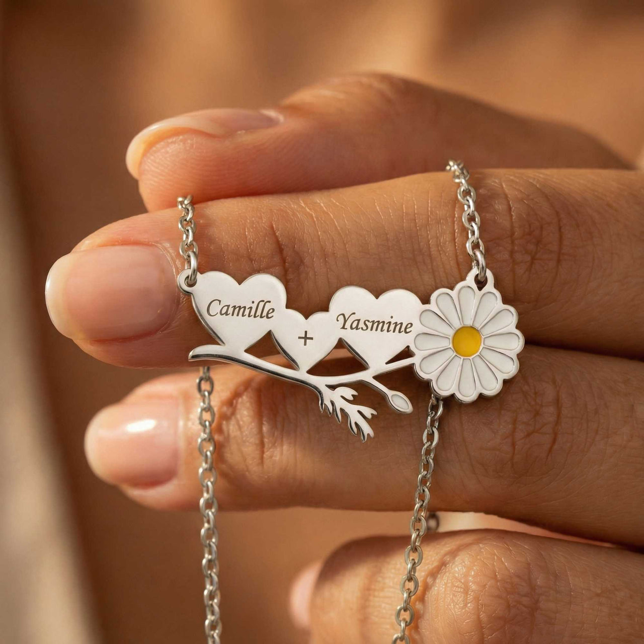 Daisy Name Necklace
