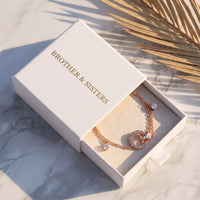 Thumbnail for Rose gold bracelet in the Brother & Sisters gift box | SKU: 25535338-rose-gold