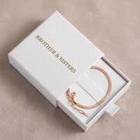 Thumbnail for Layla Anklet by Brother & Sisters in rose gold gift box