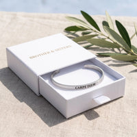 Thumbnail for Carpe diem bracelet — in the gift box, silver | SKU: cp-rg