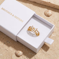 Thumbnail for The Butterfly, gold ring — gift box | SKU: lepapillon