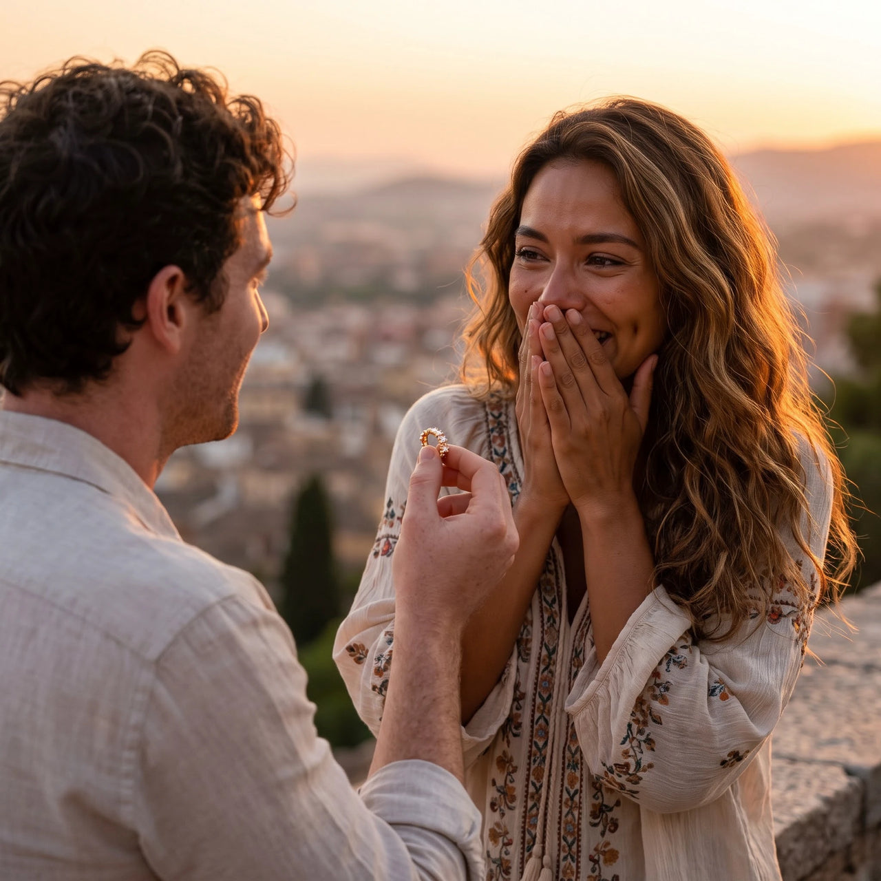 The Hearts, gold ring — proposal | SKU: lescoeurs