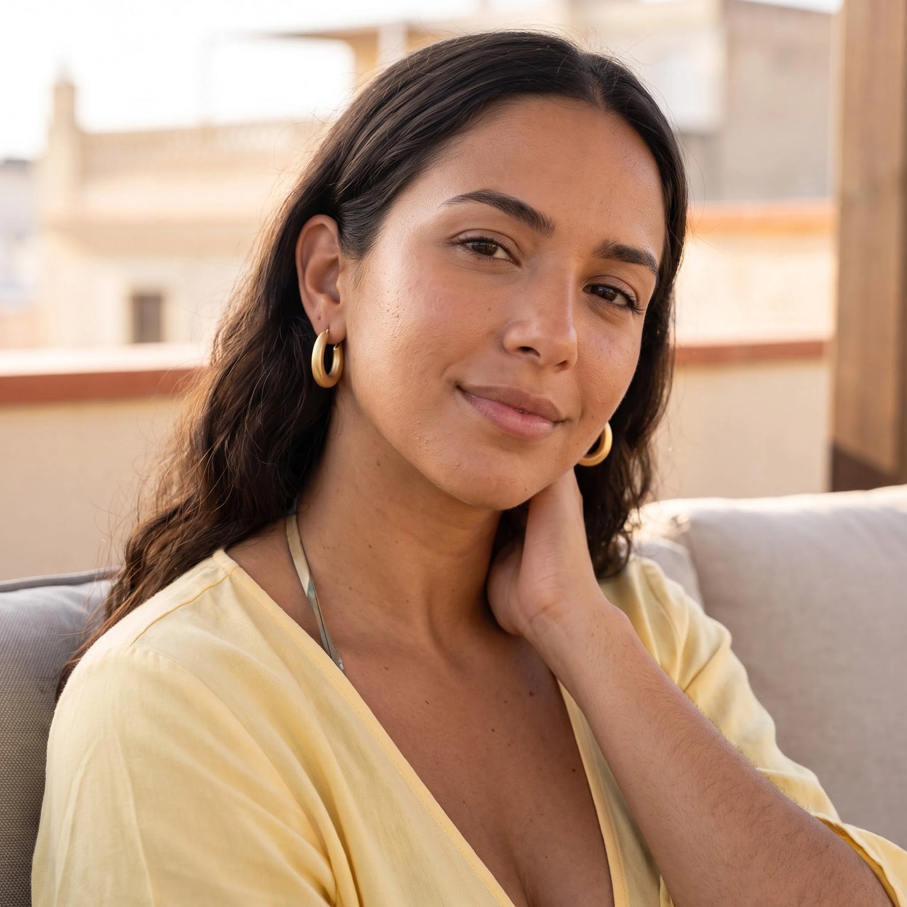 The Mates, gold earrings — leisure | SKU: lesmates